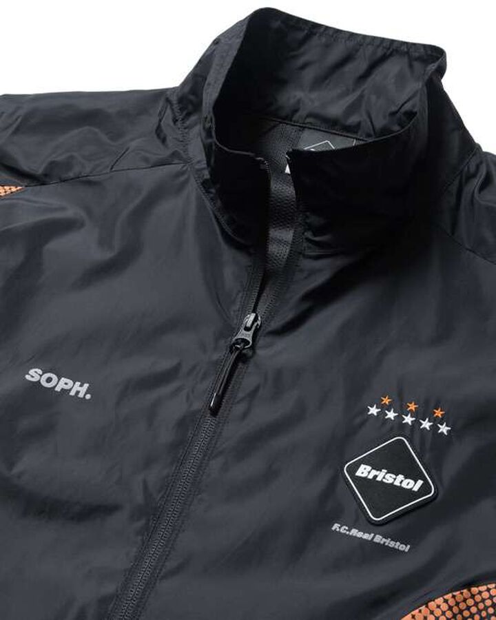 STAND COLLAR PRACTICE JACKET,BLACK, medium image number 2