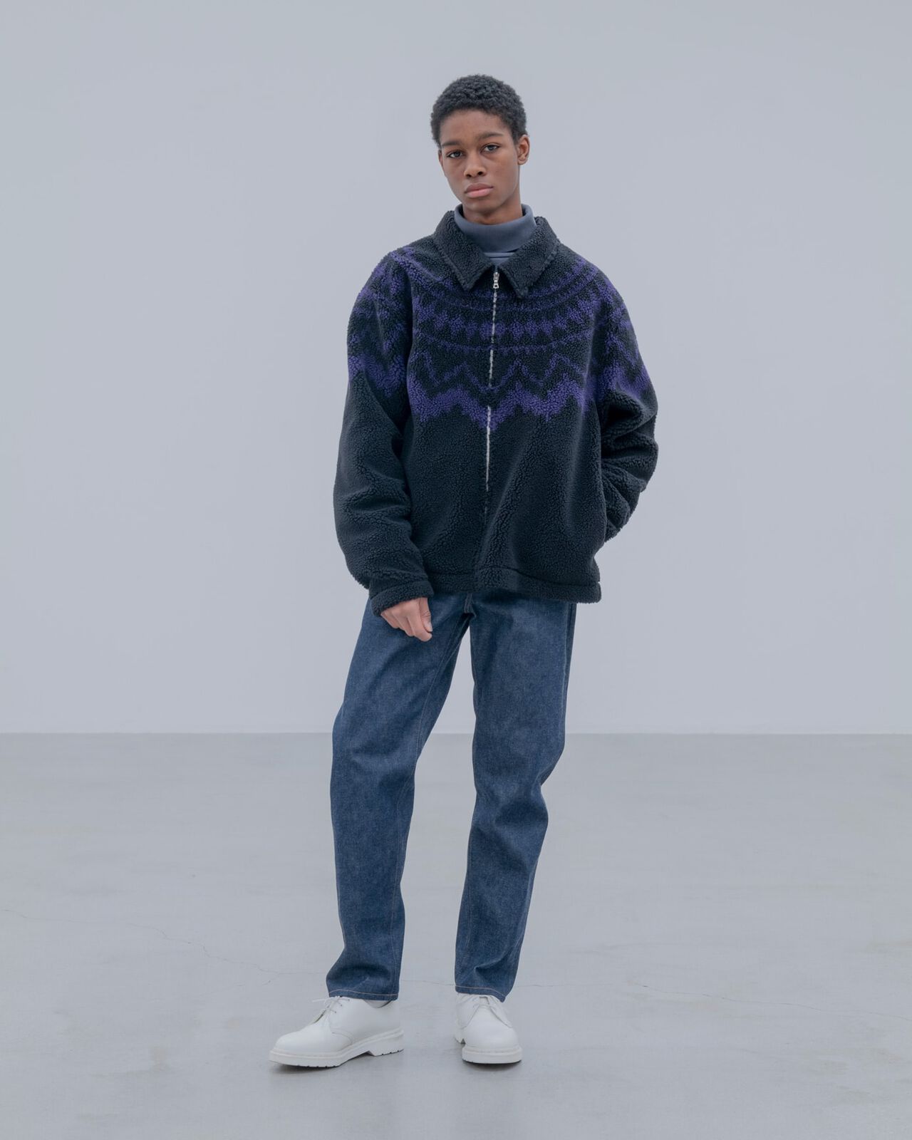 SHERPA BLOUSON,BLACK, large image number 5