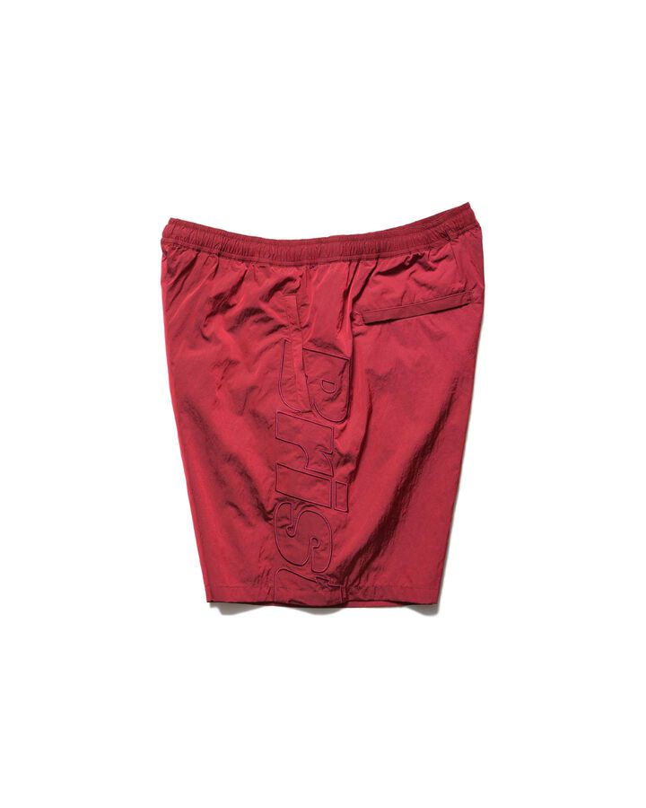 BIG LOGO NYLON EASY SHORTS,RED, medium image number 1