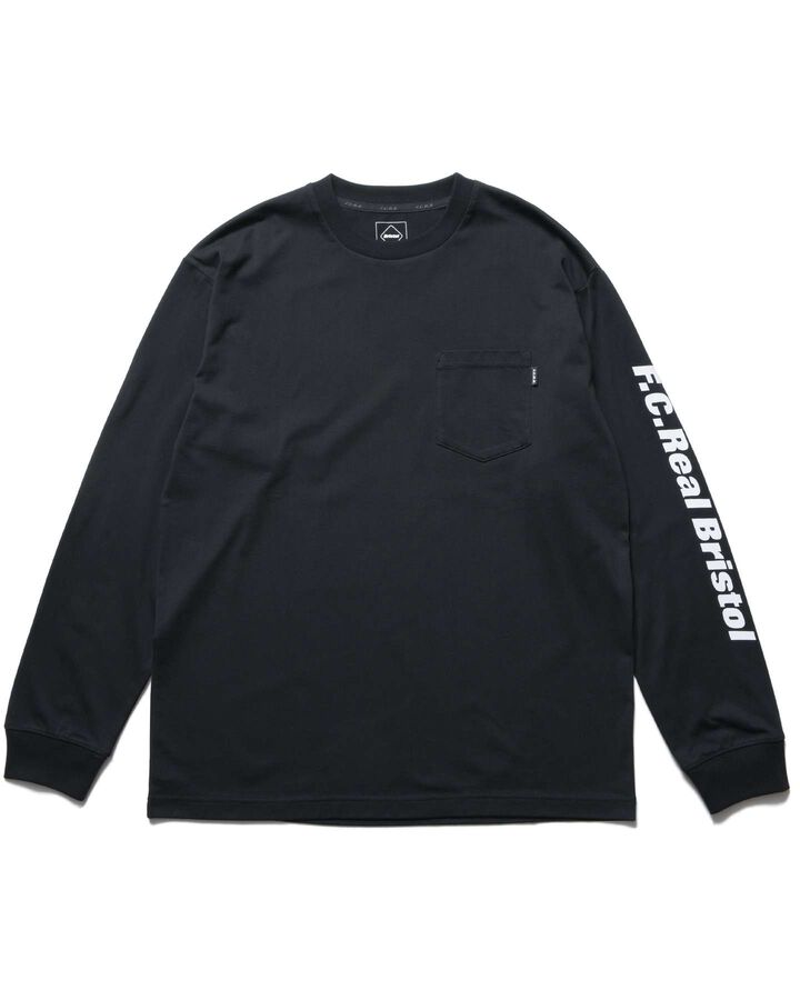 PRESS L/S TEE,BLACK, medium
