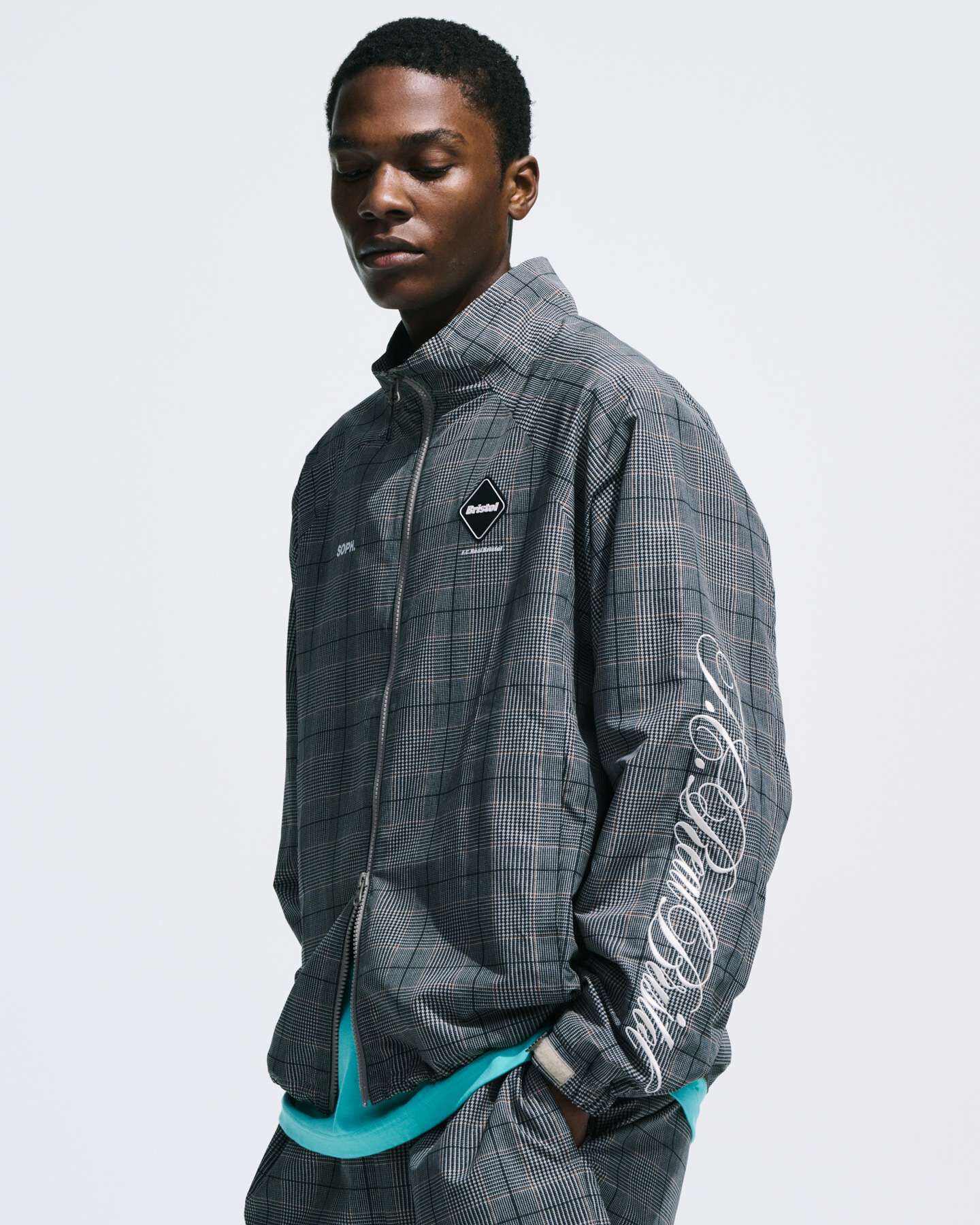 ジャケット・アウター Bristol PLAID PRACTICE JACKET PLAID VENTILATION PRACTICE JACKET