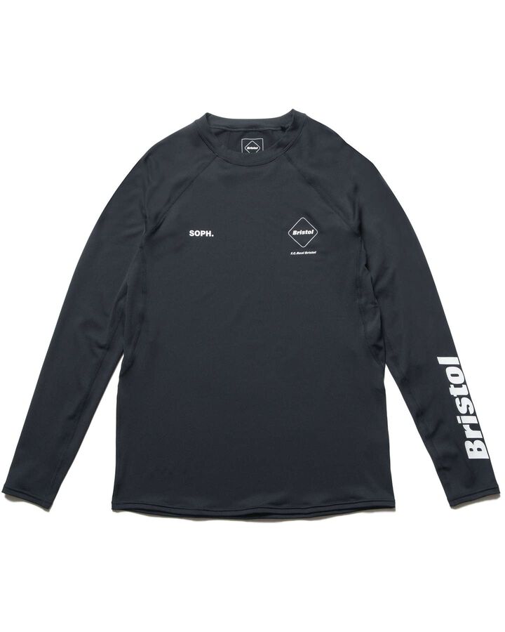 UNDERLAYER CREWNECK TOP,BLACK, medium image number 0