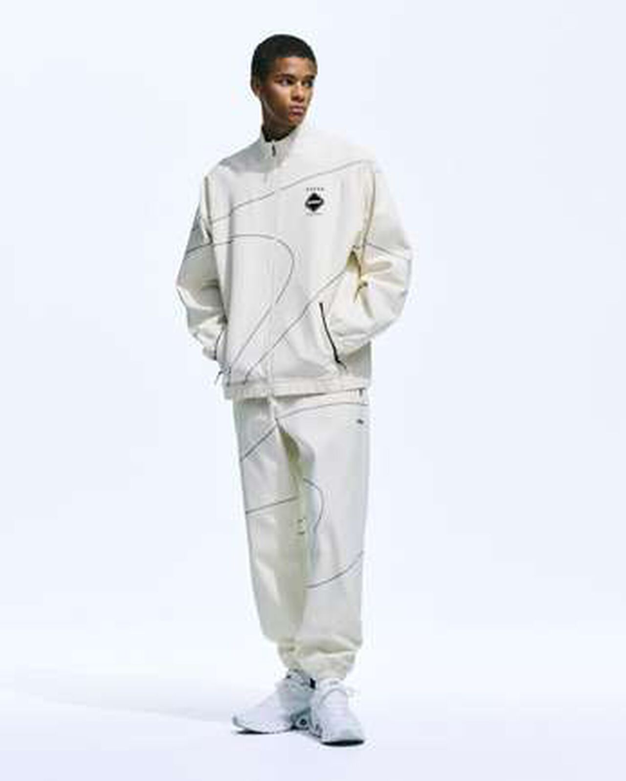 PDK REFLECT LINE BAGGY PANTS,BLACK, large image number 7