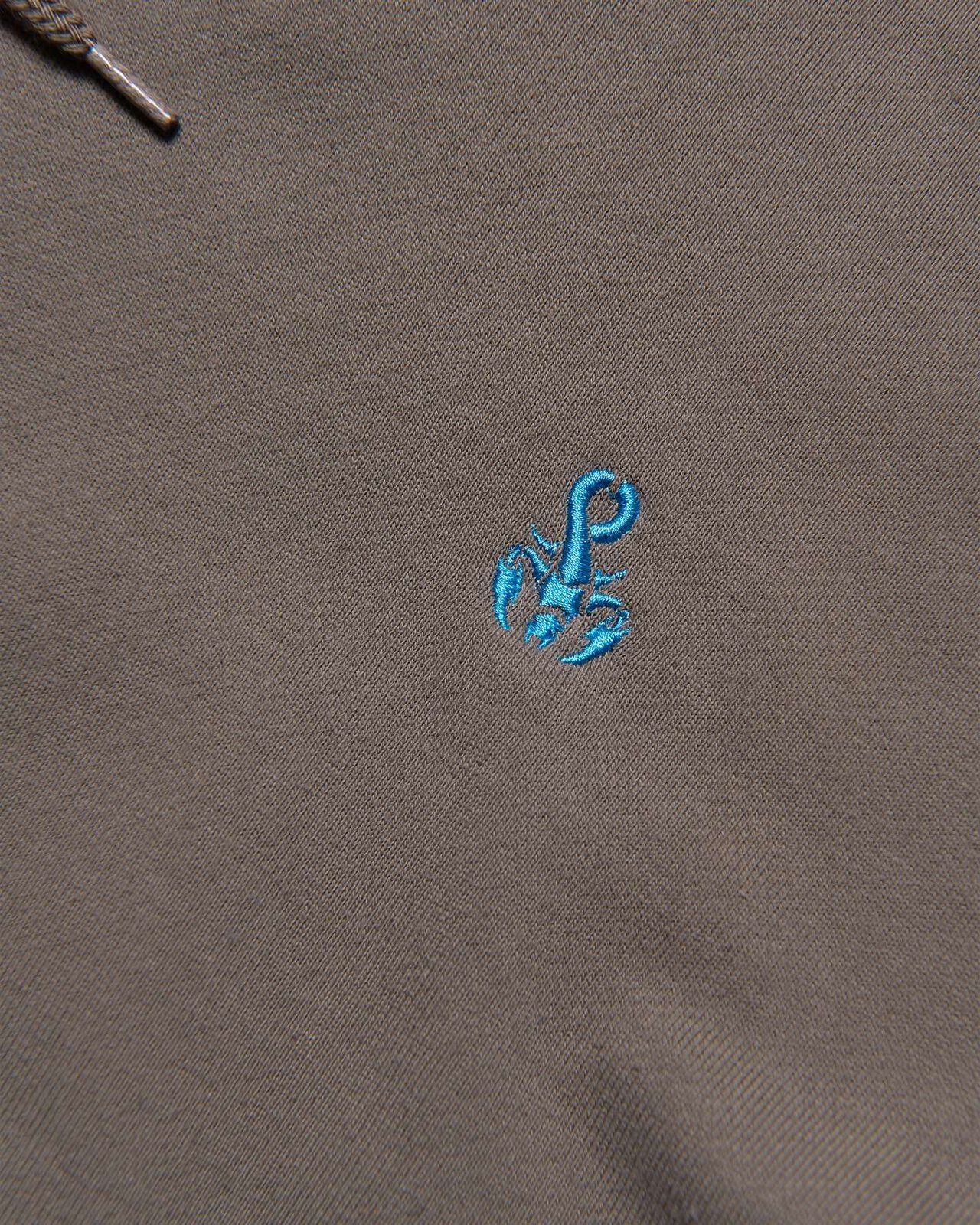 SCORPION WIDE SWEAT HOODIE,GRAY, large image number 2