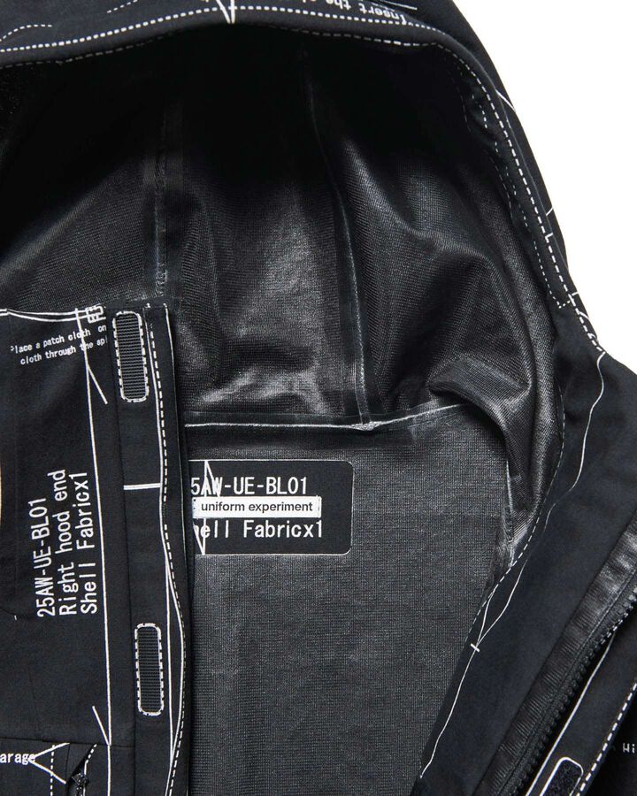 MAP-OUT 3LAYER MOUNTAIN PARKA,BLACK, medium image number 2