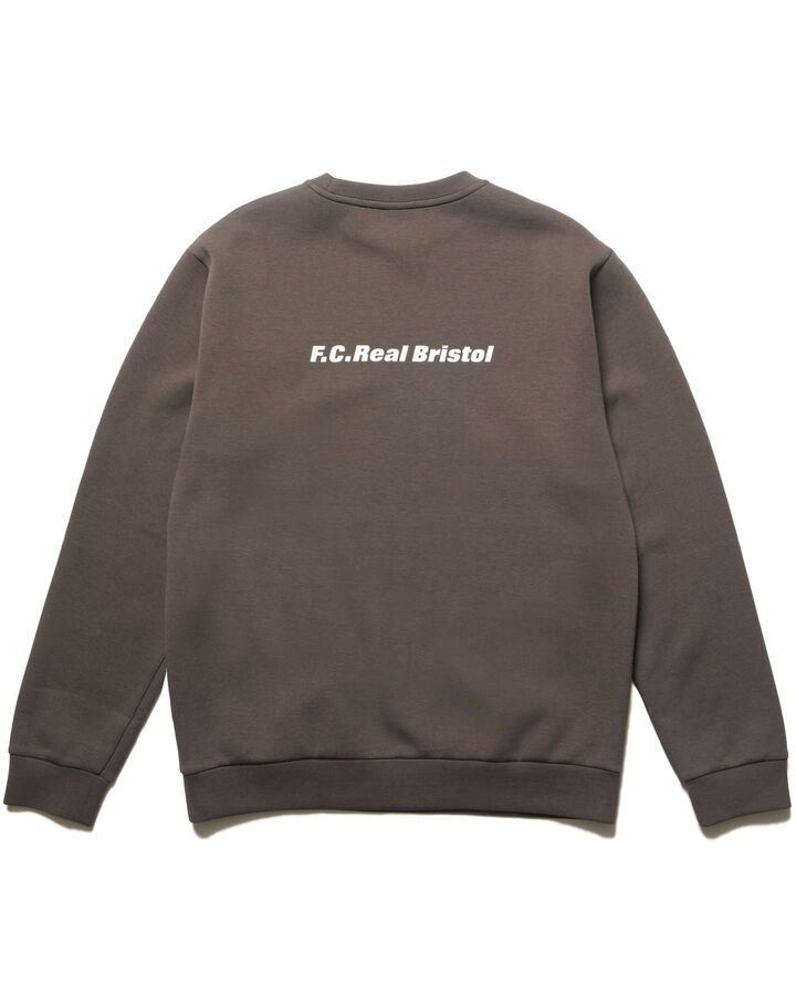TECH SWEAT CREWNECK TOP,MOCHA, medium image number 1
