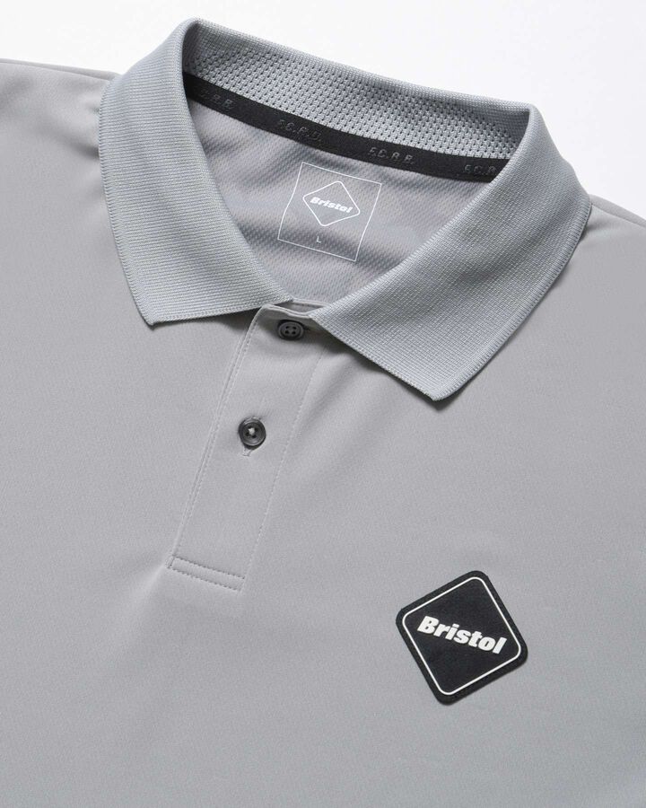FREEZE TECH S/S POLO,GRAY, medium image number 2