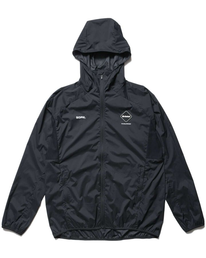 LIGHT WEIGHT BREATHABLE PACKABLE HOODIE,BLACK, medium