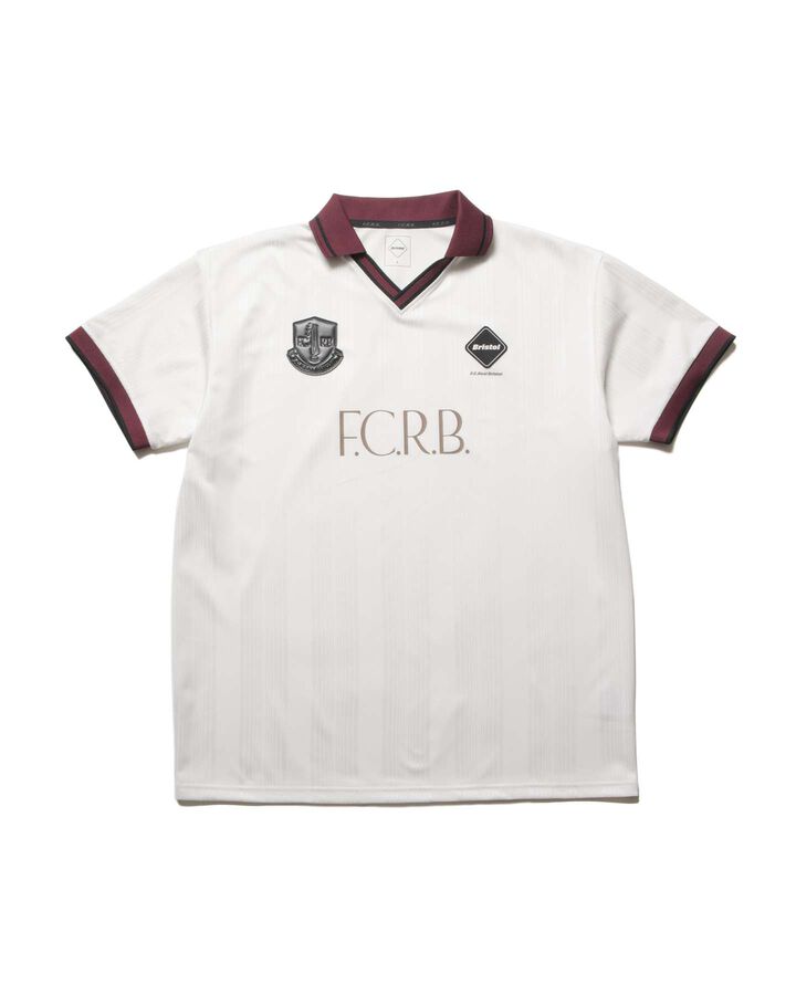 EXHIBITION S/S GAME SHIRT,WHITE, medium