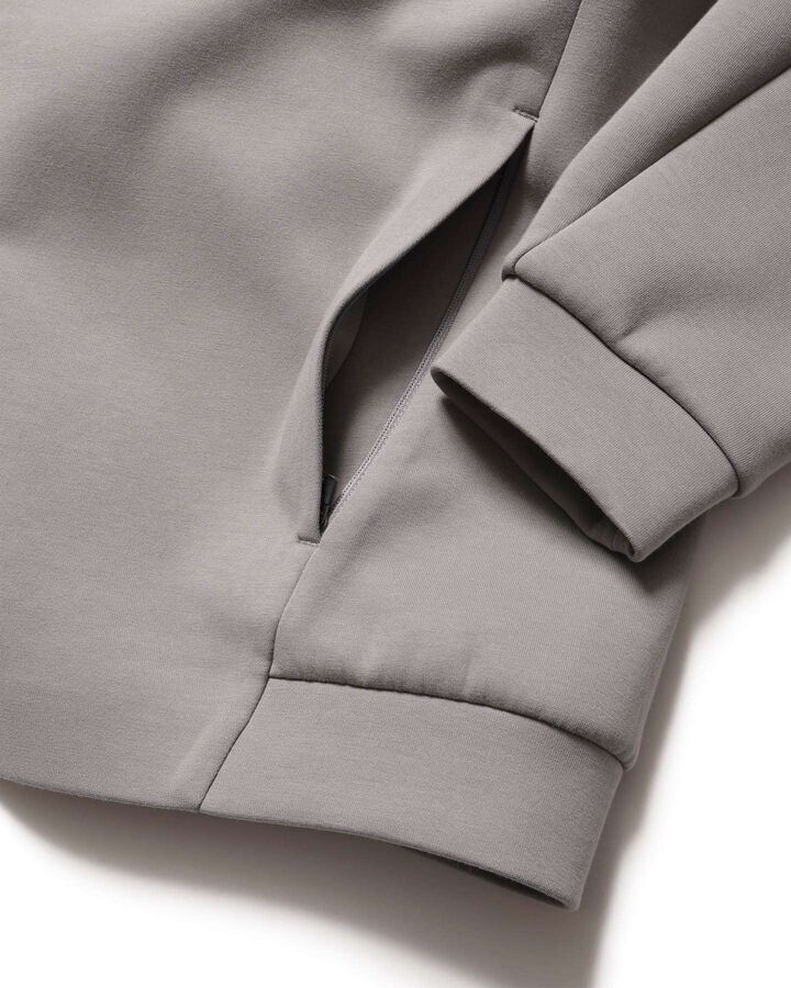 TECH SWEAT VENTILATION HOODIE,GRAY, medium image number 4