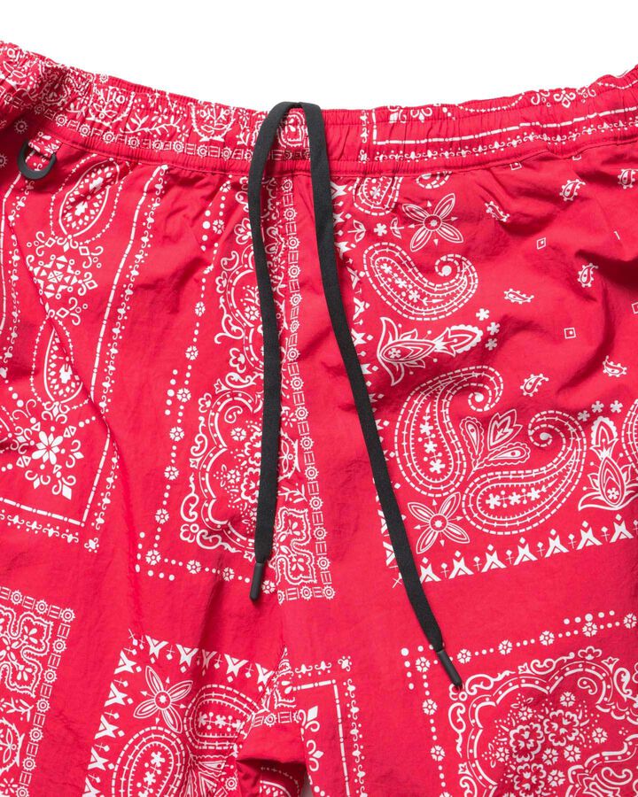 BANDANA NYLON EASY PANTS,RED, medium image number 3