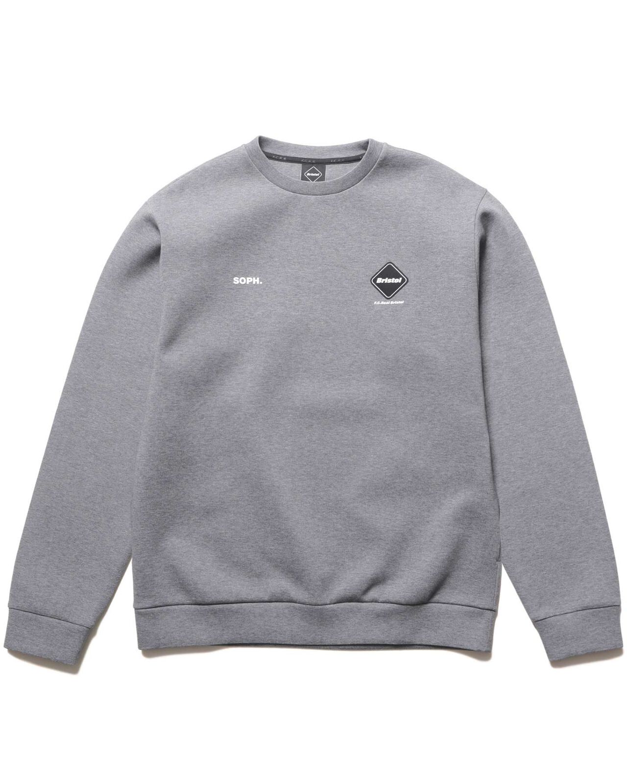 TECH SWEAT CREWNECK TOP,GRAY, large image number 0