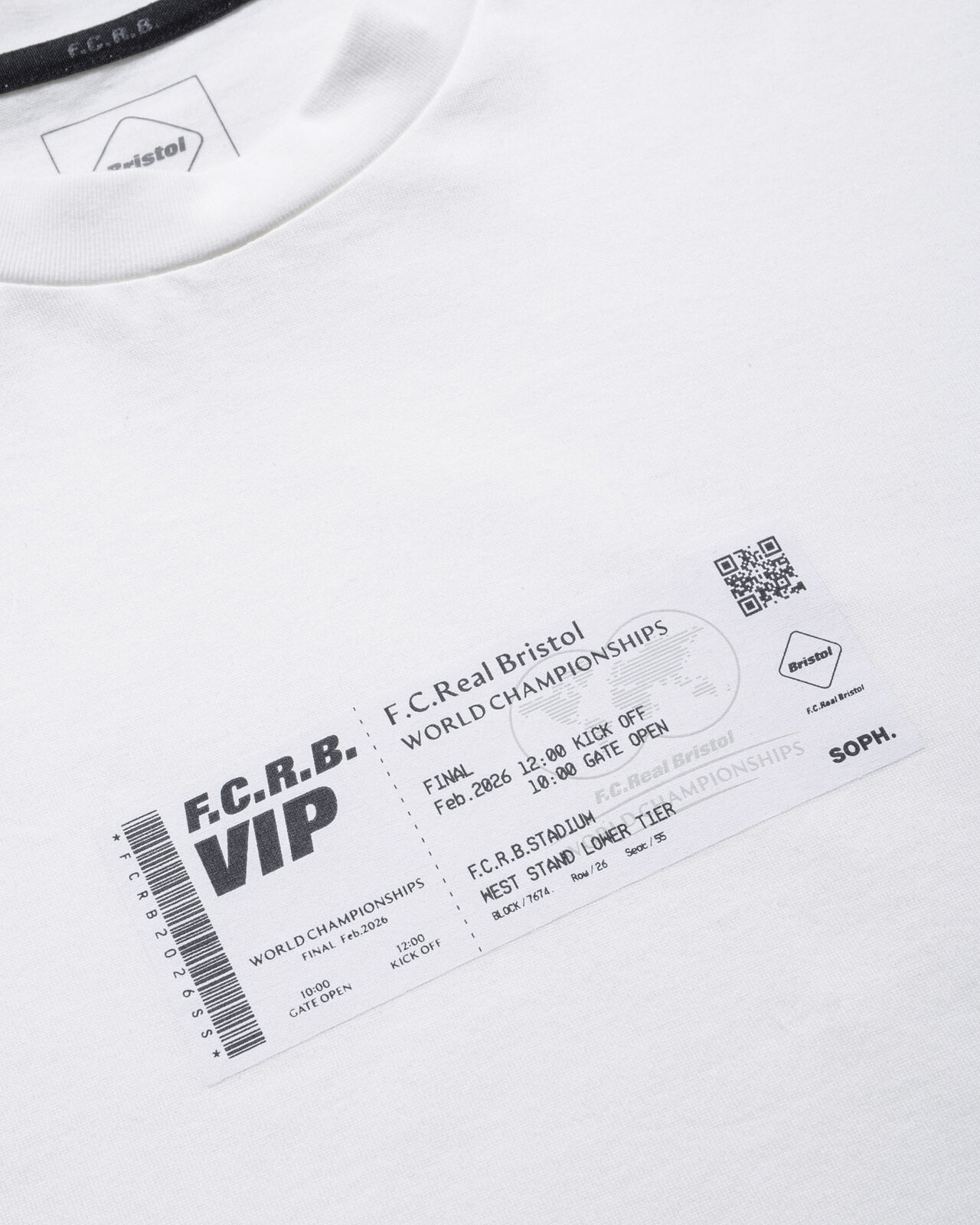 TICKET TEE,WHITE, large image number 2