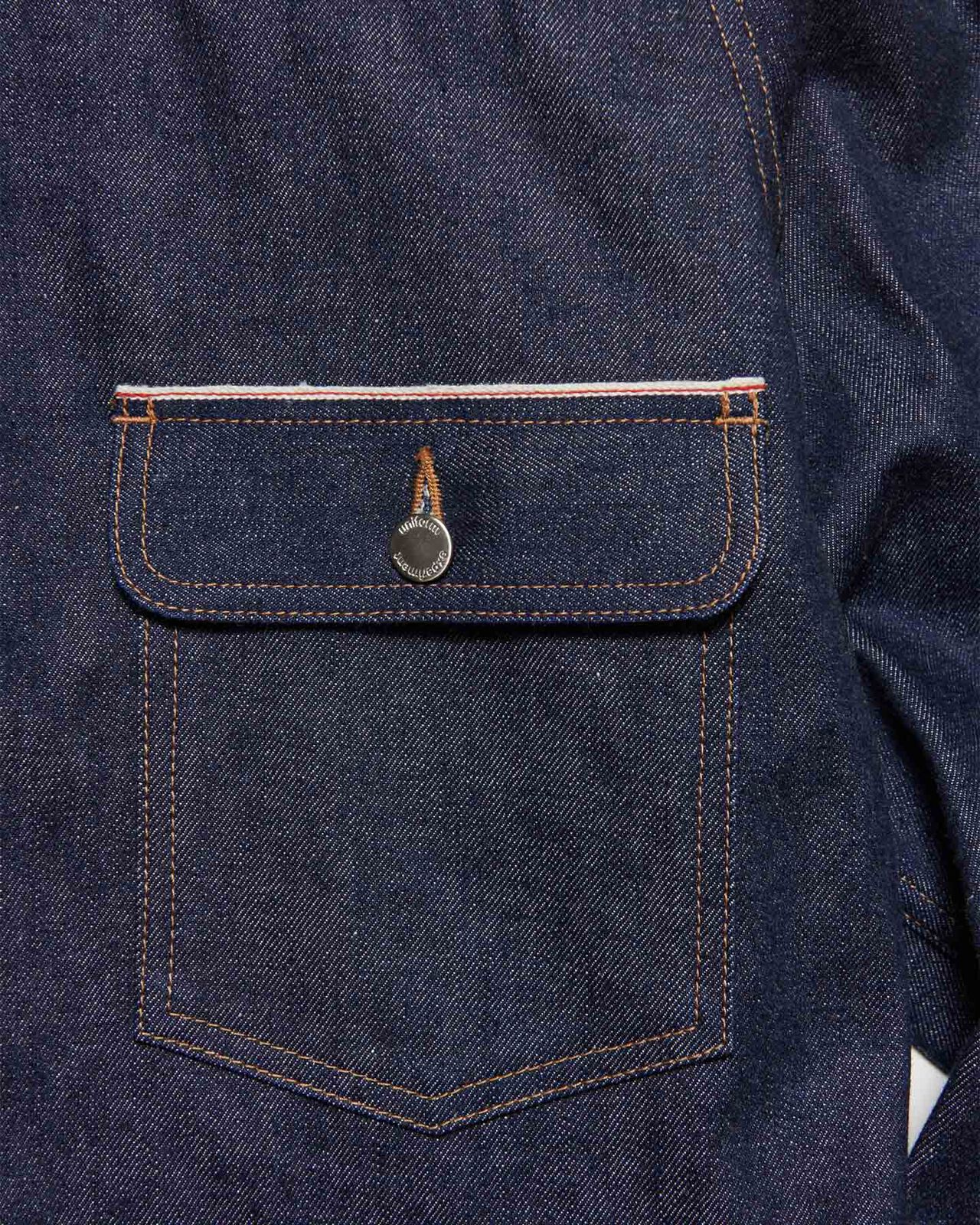 RIGID DENIM TRUCKER JACKET,INDIGO, large image number 2