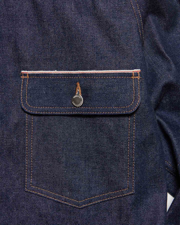 RIGID DENIM TRUCKER JACKET,INDIGO, medium image number 2