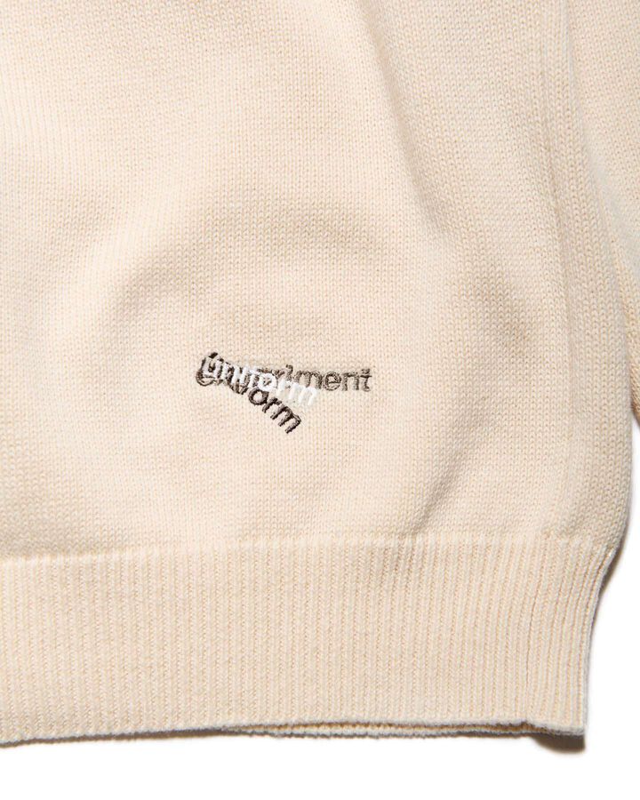 MIDDLE GAUGE KNIT CARDIGAN,IVORY, medium image number 3