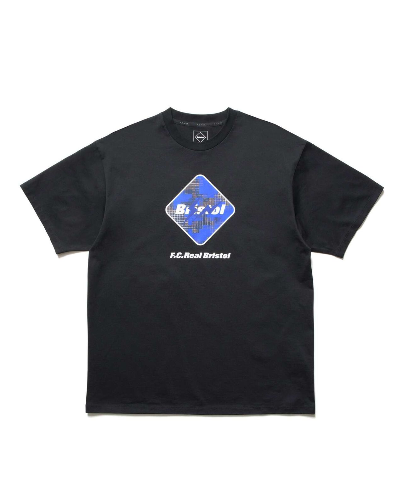 FRAGMENT: CAMOUFLAGE EMBLEM TEE,BLACK, large image number 0