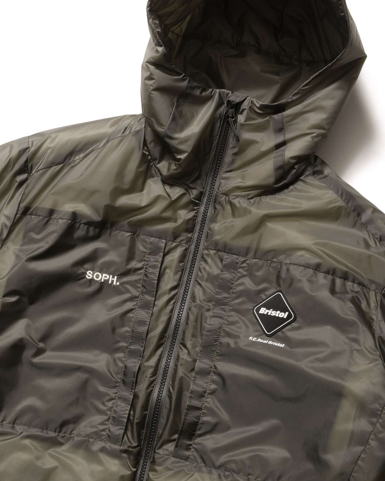 INSULATION HOODED JACKET,GREIGE, large image number 2