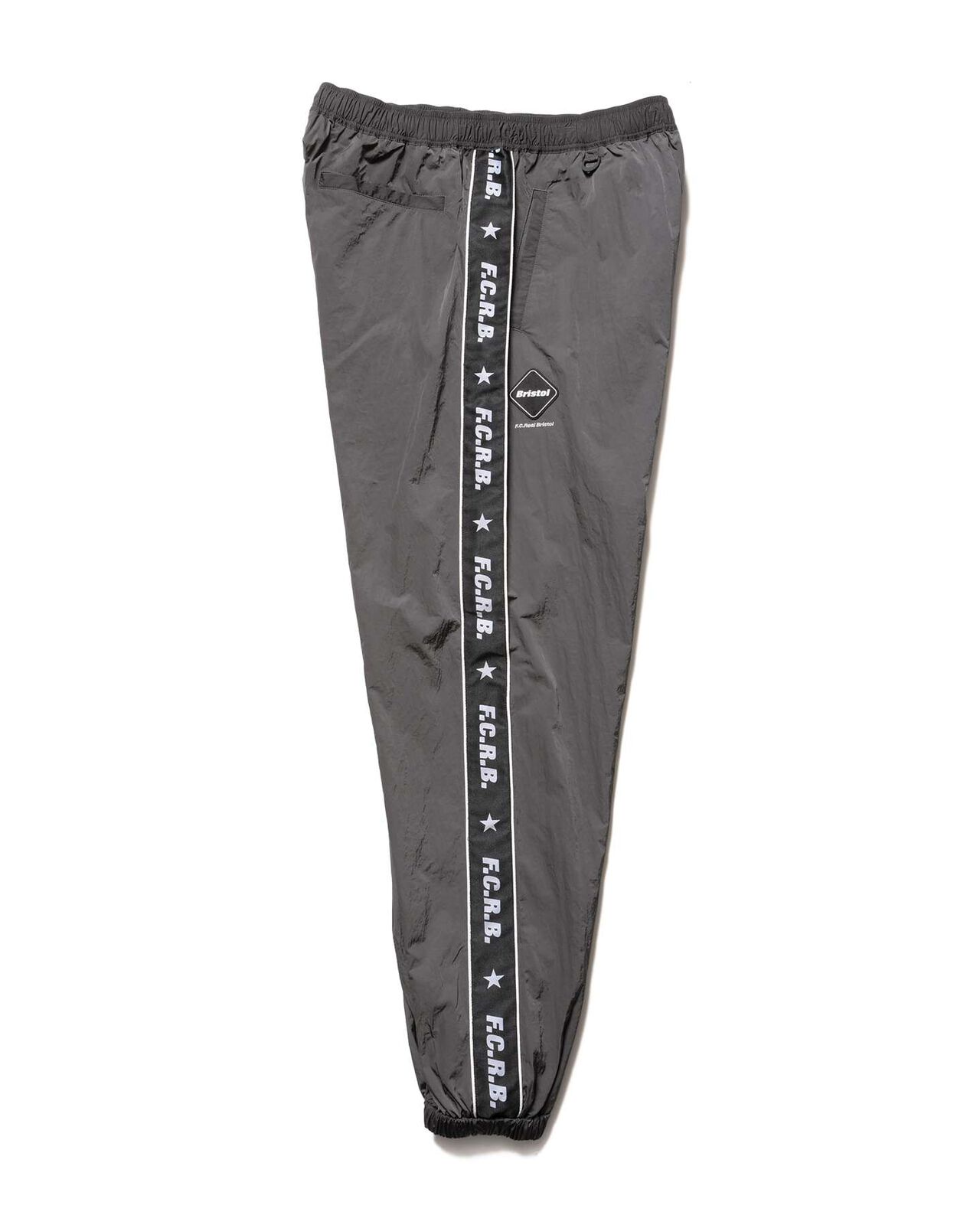 NYLON CHAMBRAY PRACTICE PANTS,CHARCOAL GRAY, large image number 1
