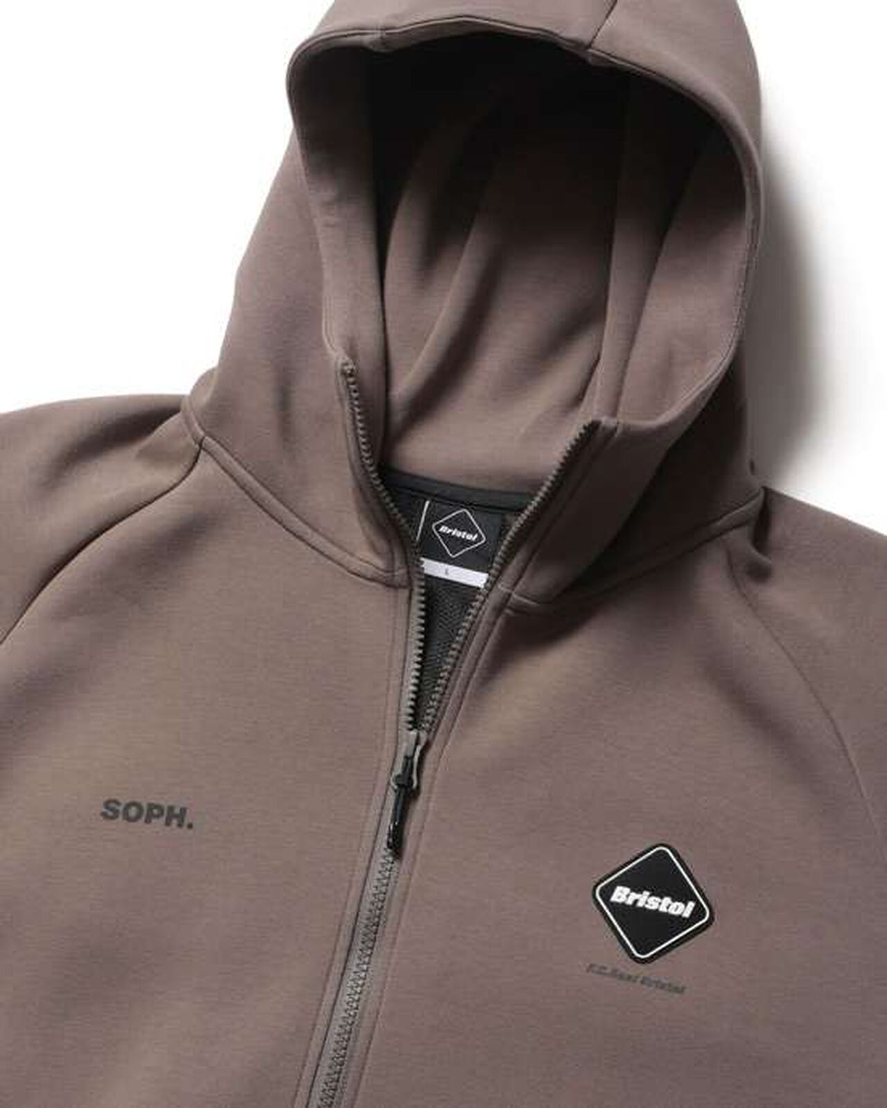 VENTILATION TRAINING HOODIE,LIGHT BROWN, large image number 2