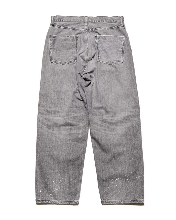 DAMAGED BOLD-FIT JEANS,BLACK, medium image number 1