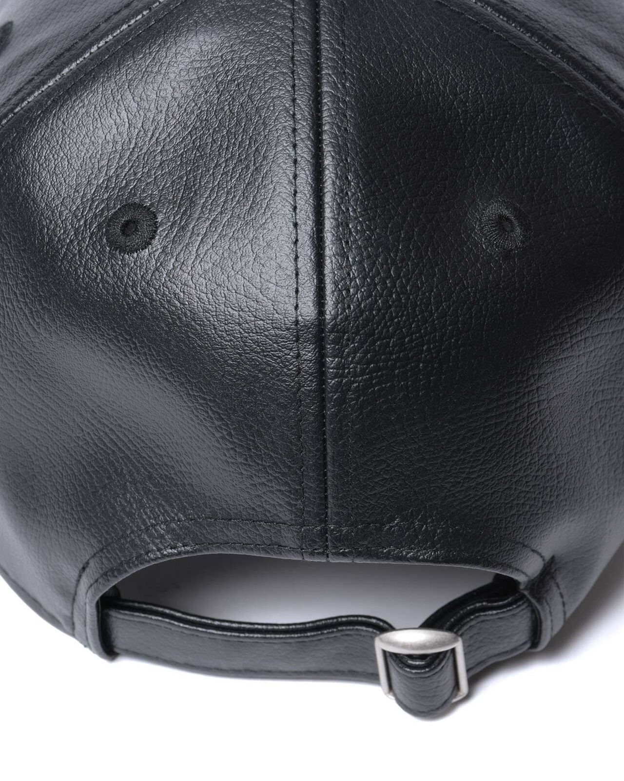 NEW ERA SYNTHETIC LEATHER 9FORTY CAP,BLACK, large image number 4