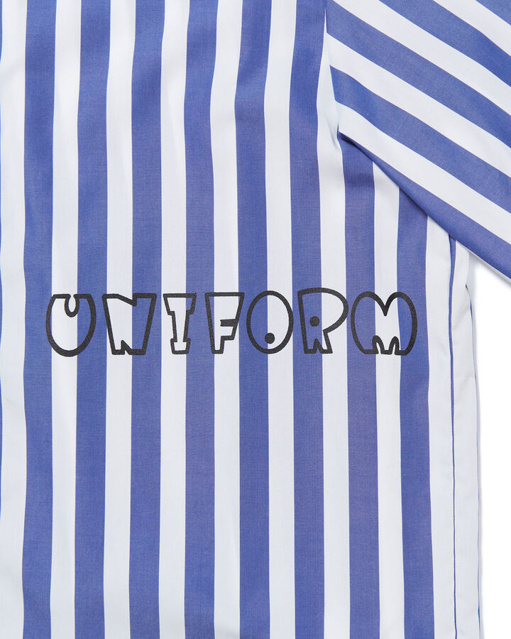 BOLD STRIPE S/S SHIRT,NAVY, medium image number 2