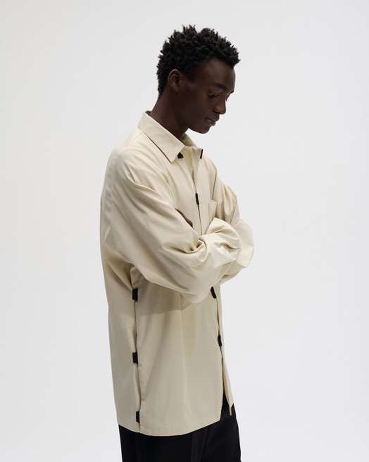 TECHNICAL HOOK SHIRT,BEIGE, large image number 7