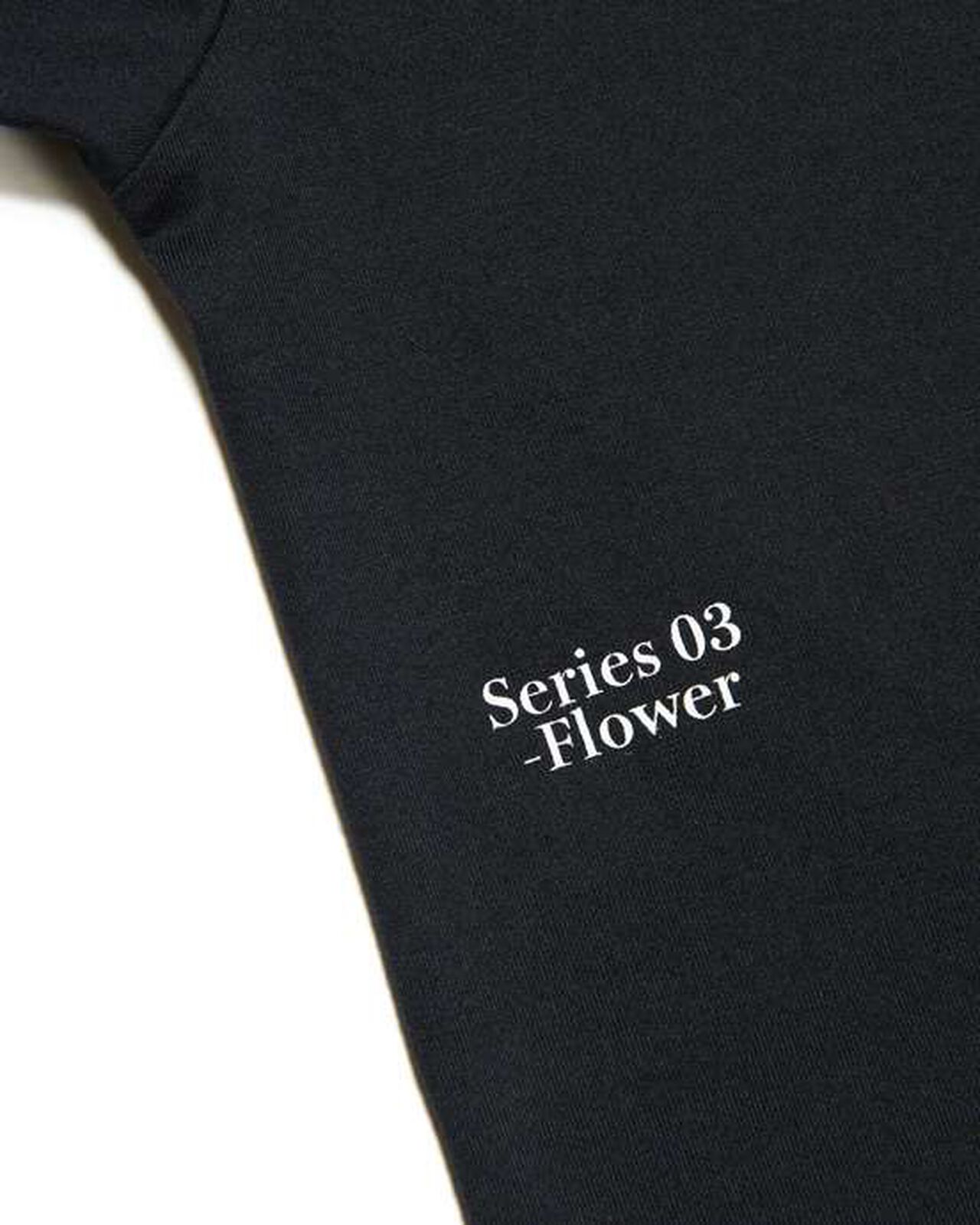 SIMON TAYLOR: FLOWER L/S TEE,BLACK, large image number 3