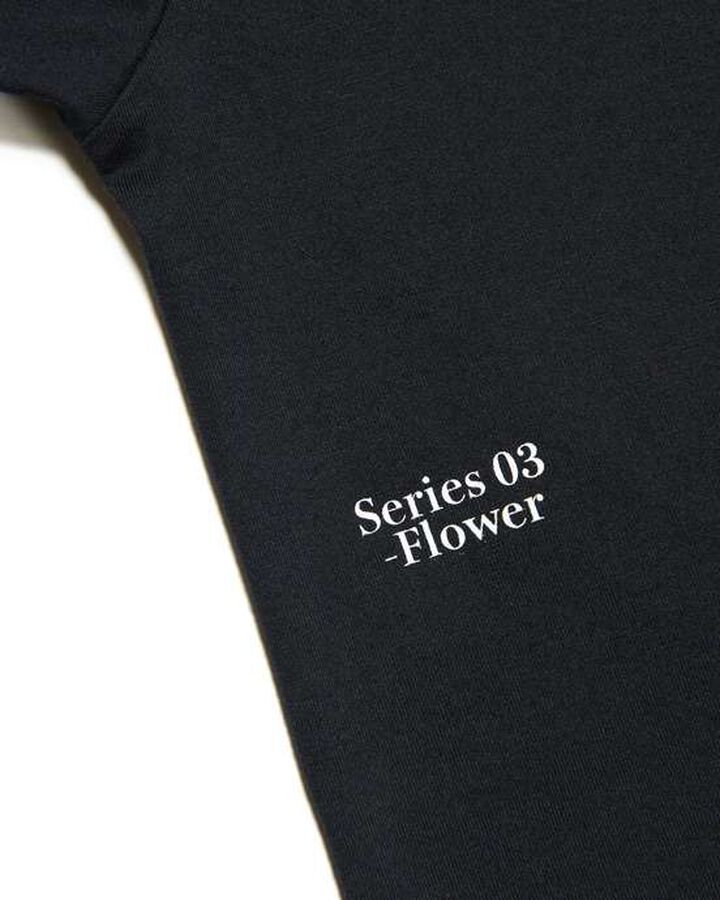 SIMON TAYLOR: FLOWER L/S TEE,BLACK, medium image number 3