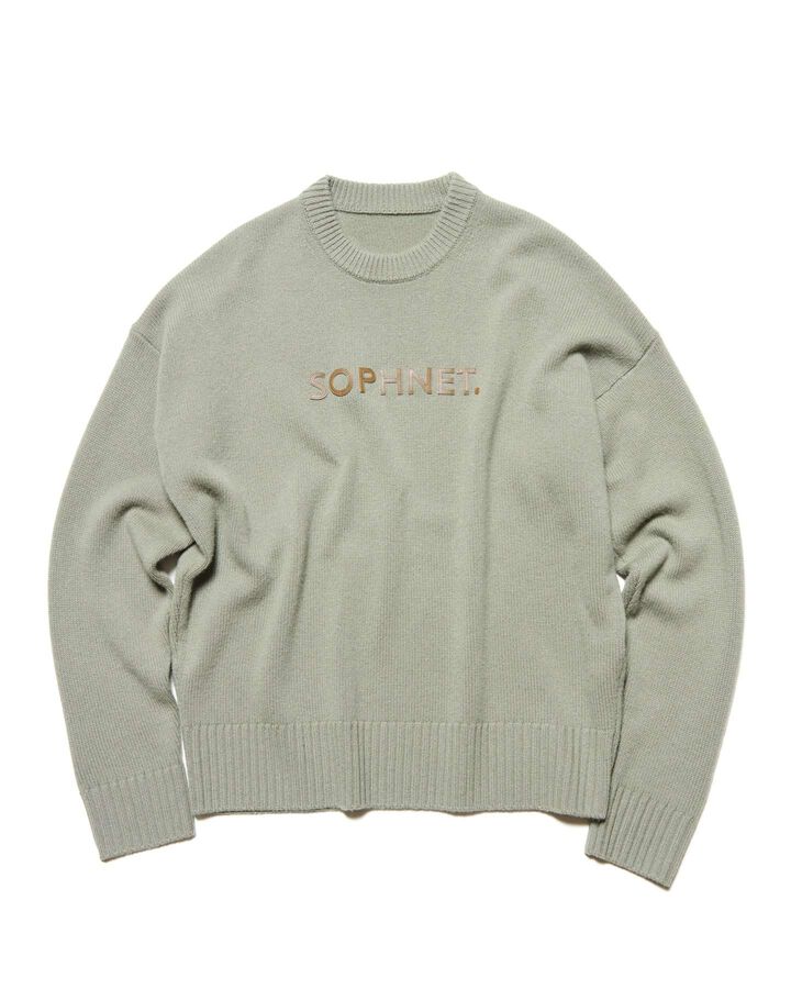 LOGO PATCH KNIT,KHAKI, medium
