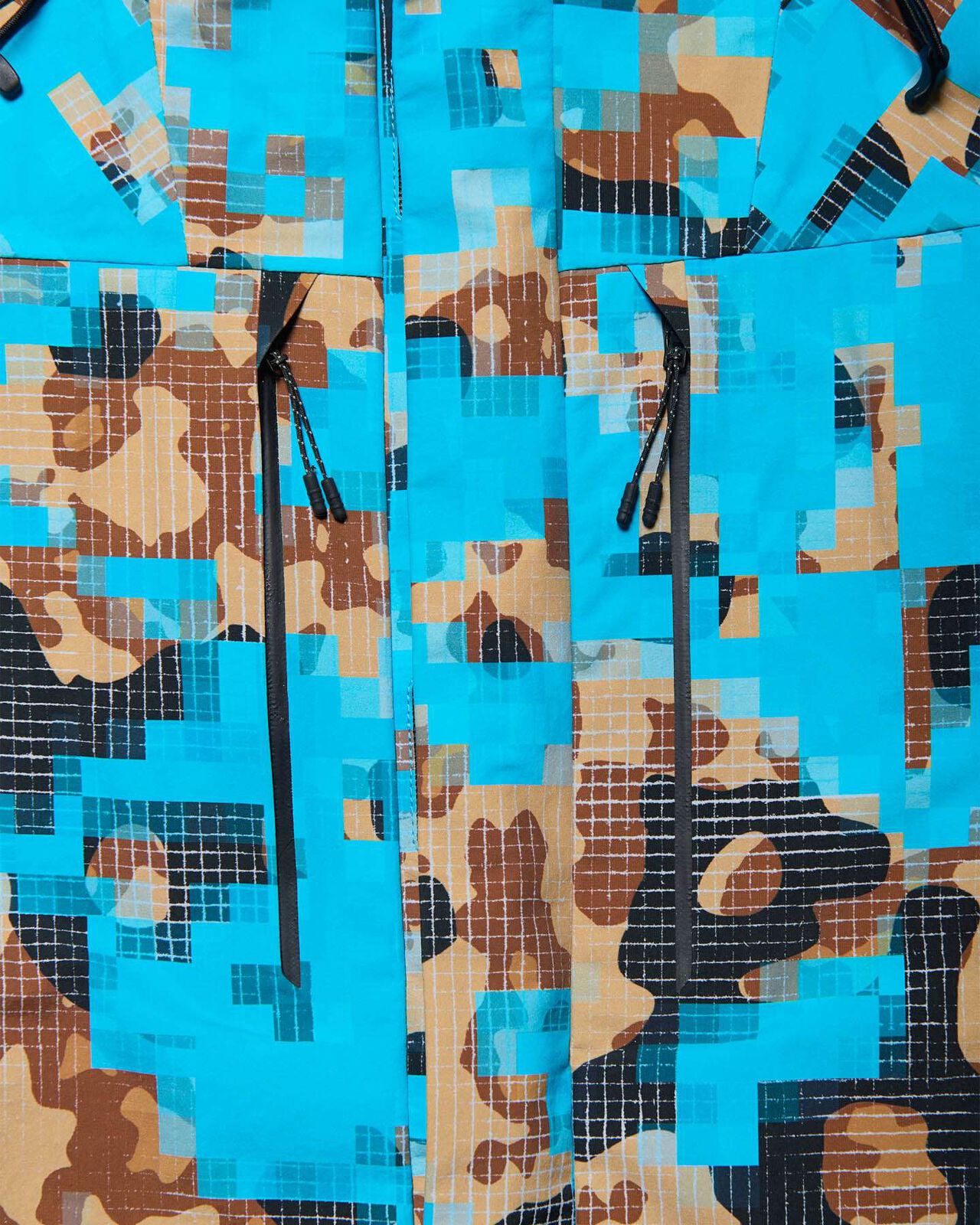 CAMOUFLAGE 3LAYER MOUNTAIN JACKET,BLUE, large image number 3