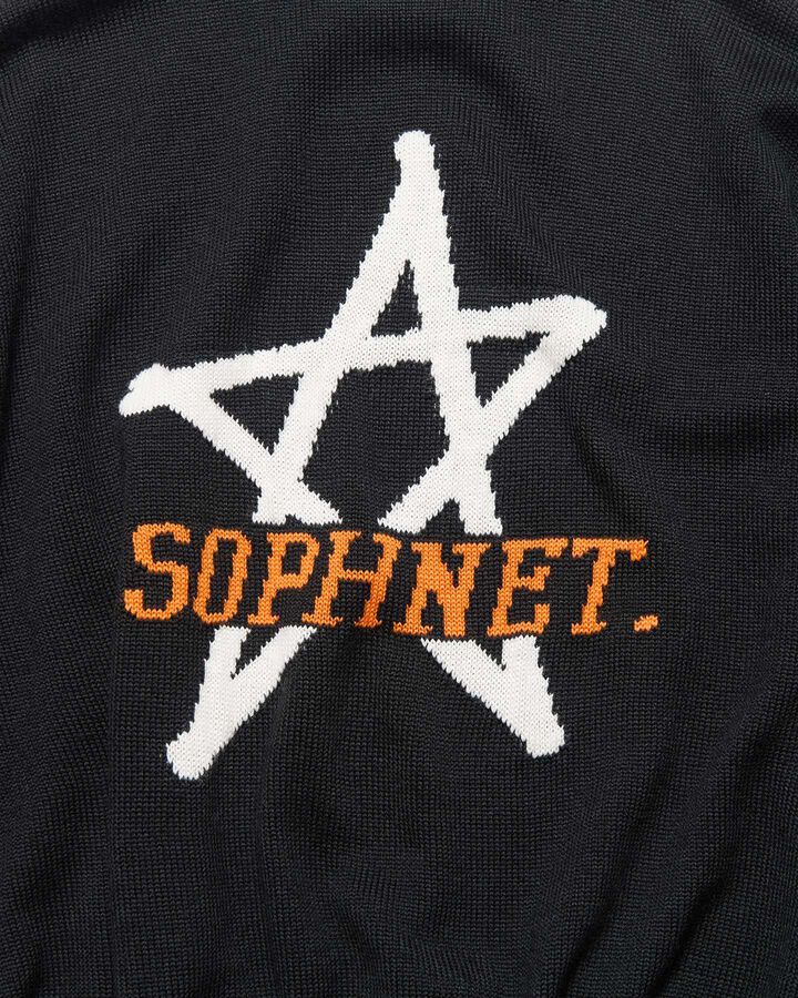 STAR JACQUARD SWEATER,BLACK, medium image number 2