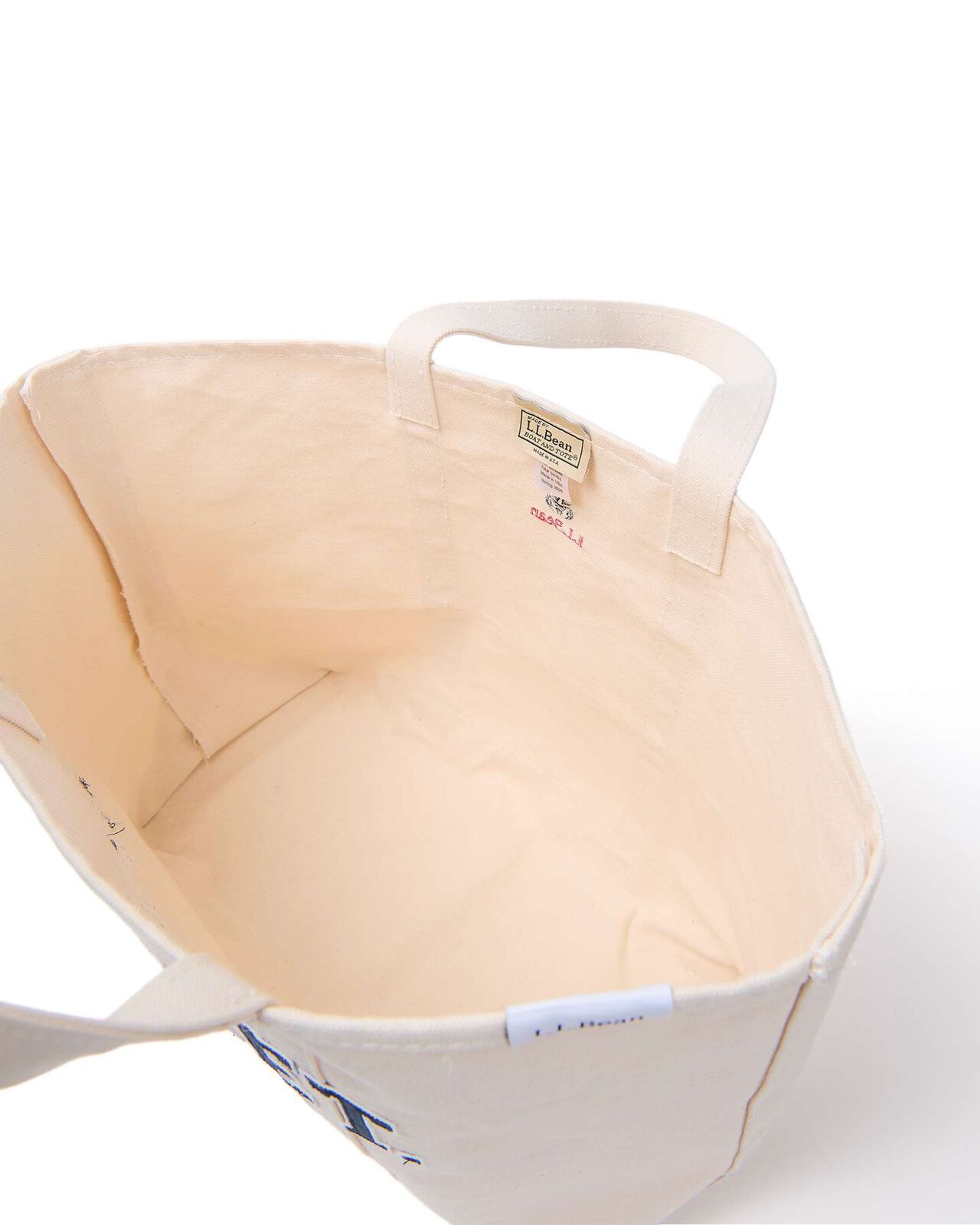 L.L. Bean BOAT AND TOTE LARGE,WHITE, large image number 5