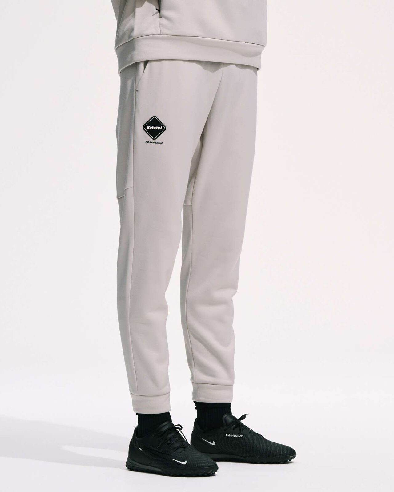 STRETCH FLEECE TRAINING JOGGER PANTS,CHARCOAL GRAY, large image number 4