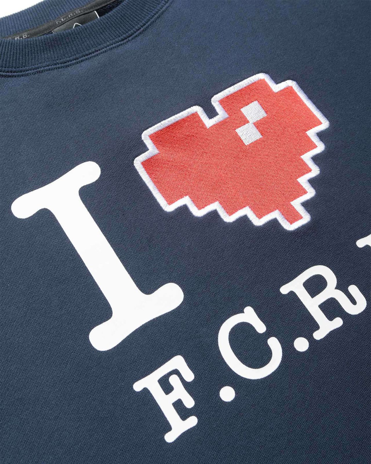 I LOVE F.C.R.B. CREWNECK SWEAT,NAVY, large image number 1