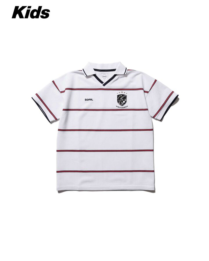 CHAMPIONS BORDER S/S GAME SHIRT,WHITE, medium