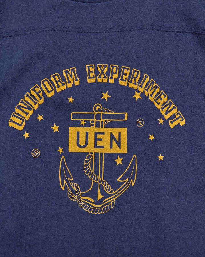UEN FOOTBALL TEE,NAVY, medium image number 2