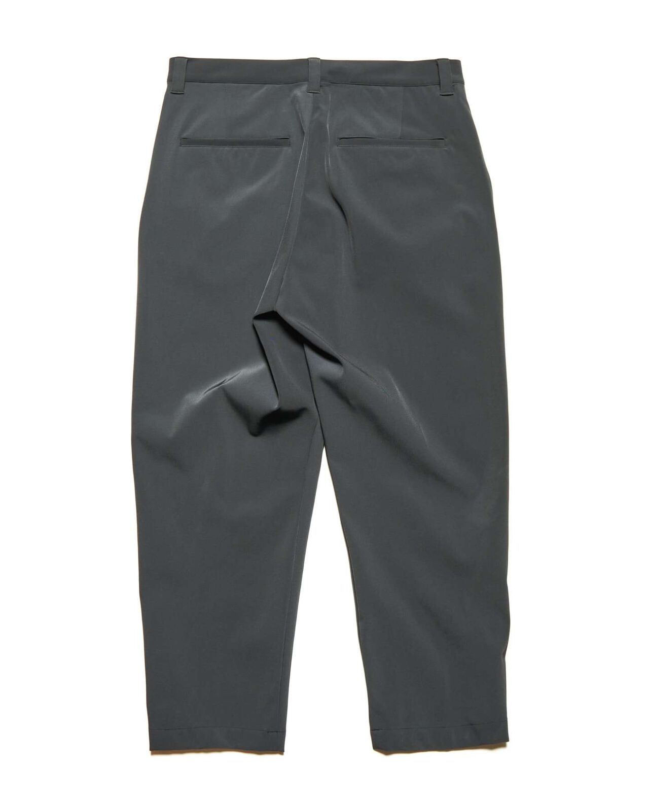 4WAY STRETCH TAPERED CROPPED PANTS,CHARCOAL GRAY, large image number 1
