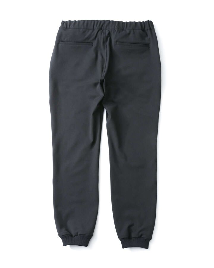 MONALUCE SLIM FIT RIBBED PANTS,BLACK, medium image number 1