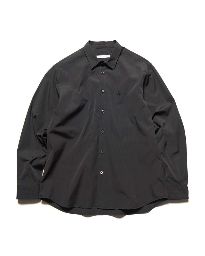 CHAMBRAY REGULAR-FIT SHIRT,BLACK, medium