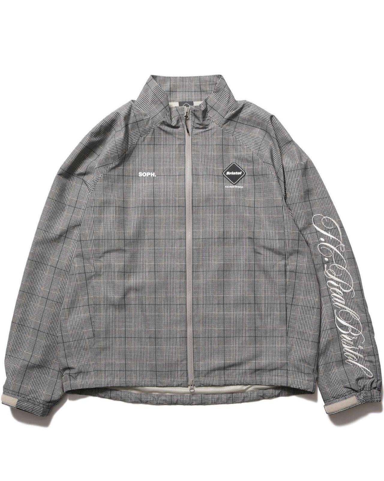 PLAID VENTILATION PRACTICE JACKET,GRAY, large image number 0