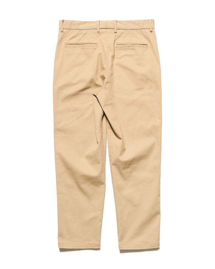 STRETCH TWILL SLIM SLACKS,BEIGE, medium image number 1