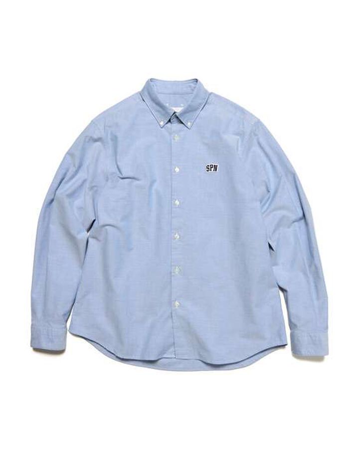 SPN WAPPEN REGULAR FIT B.D SHIRT,NAVY, medium