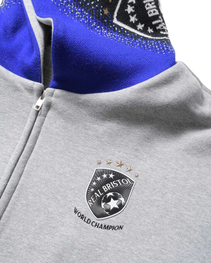 CHAMPIONS BONDING SWEAT ZIP-UP HOODIE,GRAY, medium image number 3