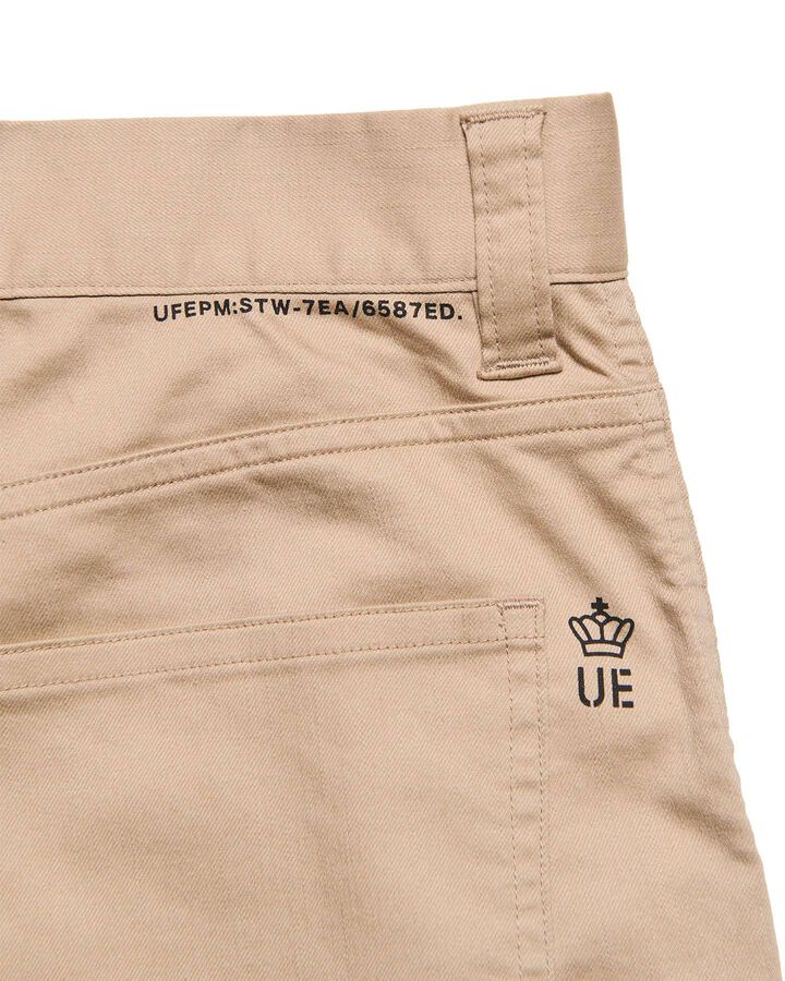 STRETCH TWILL SLIM CROPPED PANTS,BEIGE, medium image number 2