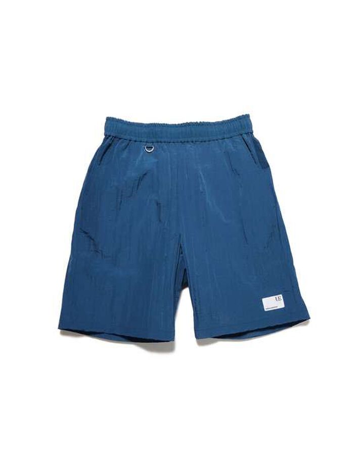CRYSTAL NYLON EASY SHORTS,NAVY, medium image number 0