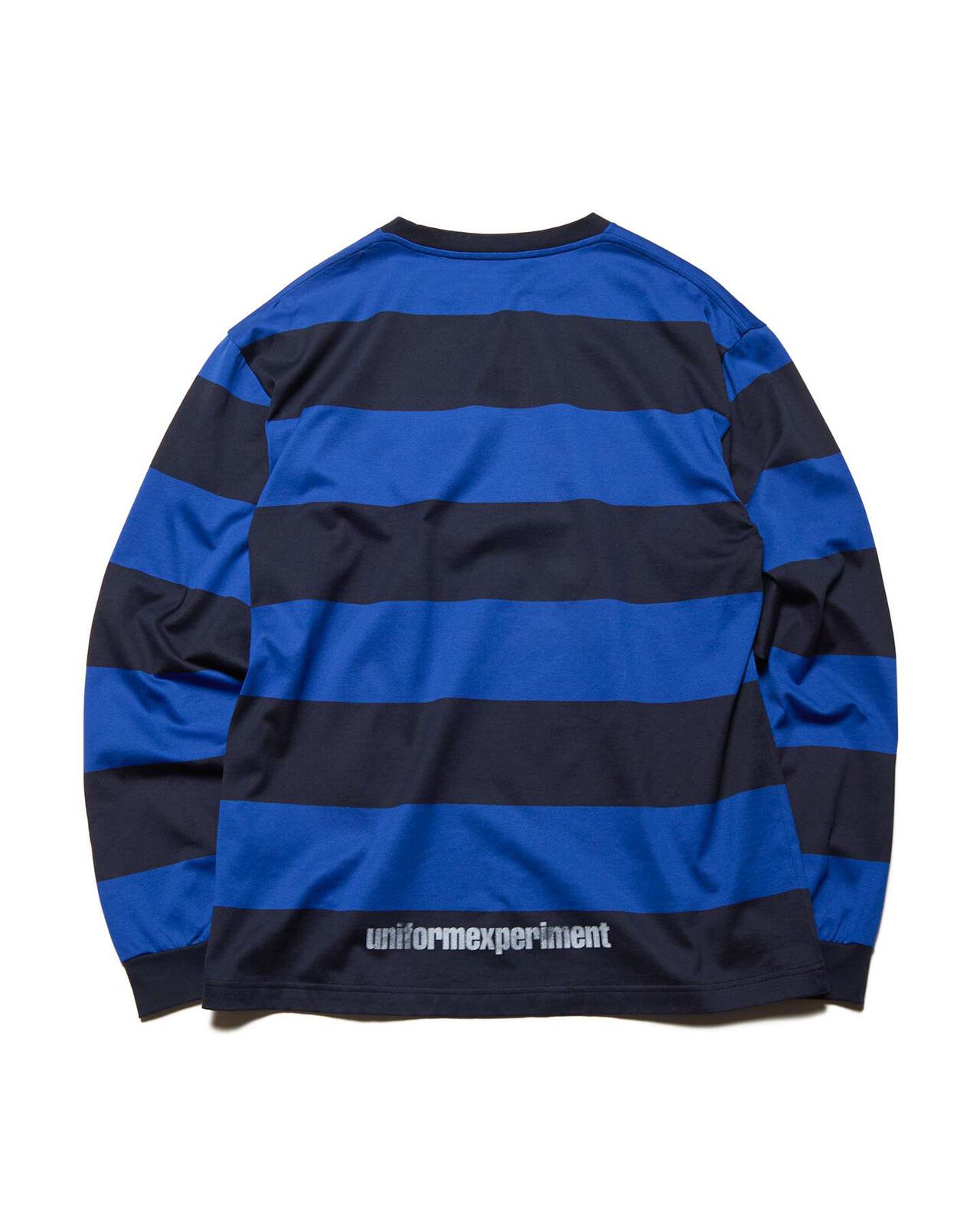 BORDER L/S TEE,BLUE, large image number 1