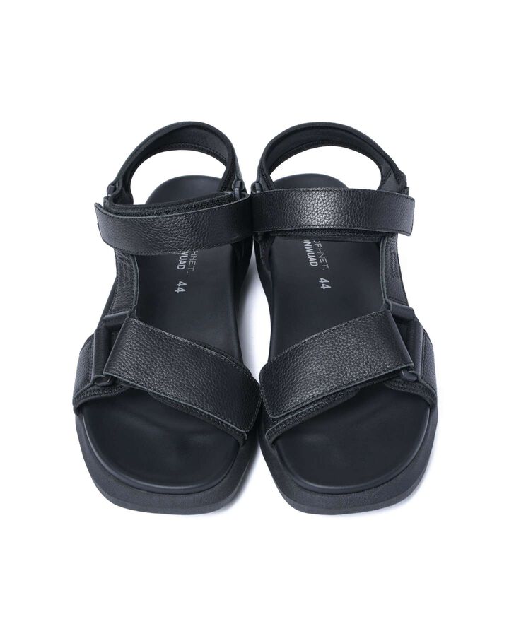 ONWUAD LEATHER SANDALS,BLACK, medium image number 1