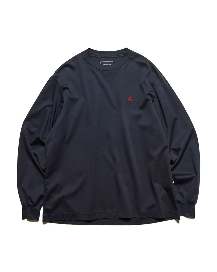 SCORPION WIDE L/S TEE,NAVY, medium